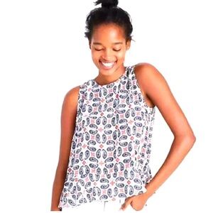 Madewell Silk Bandana Paisley Sleeveless Top
